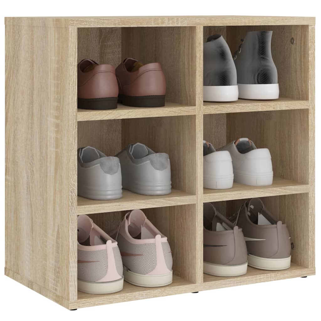 Schuhregale 2 Stk. Weiß 52,5x30x50 cm