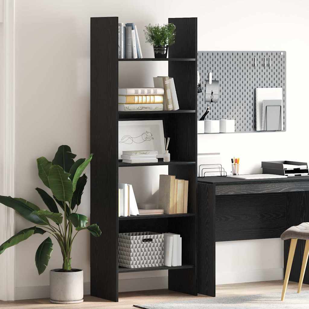 Bücherregal Weiß 60x35x180 cm Holzwerkstoff