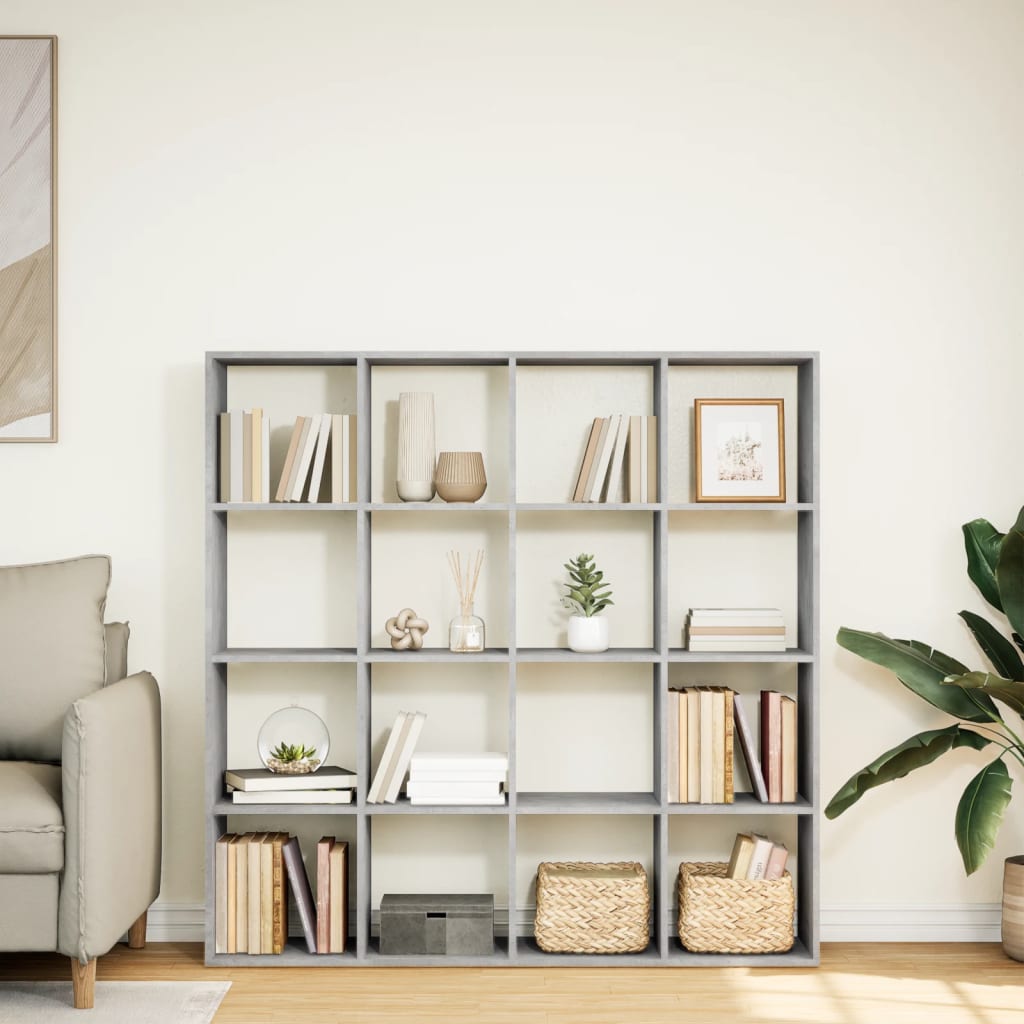 Bücherregal Weiß 137,5x29x137,5 cm Holzwerkstoff