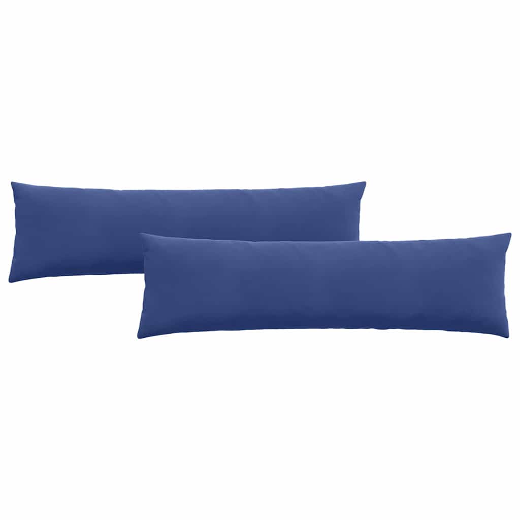 Sofakissen 2 Stück Blau 50 x 30 cm Cordstoff