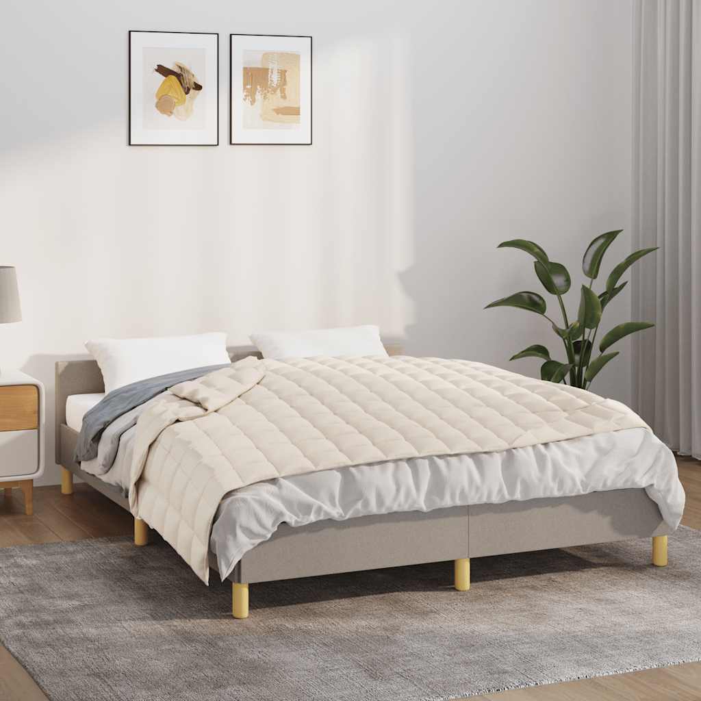 Gewichtsdecke Grau 122x183 cm 5 kg Stoff