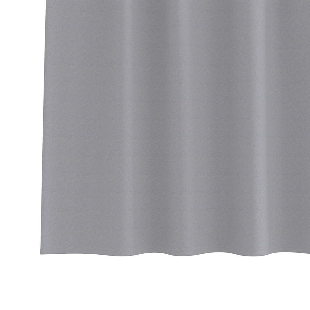 Verdunkelungs-Vorhänge mit Ringen 2 pcs Beige 140 x 140 cm