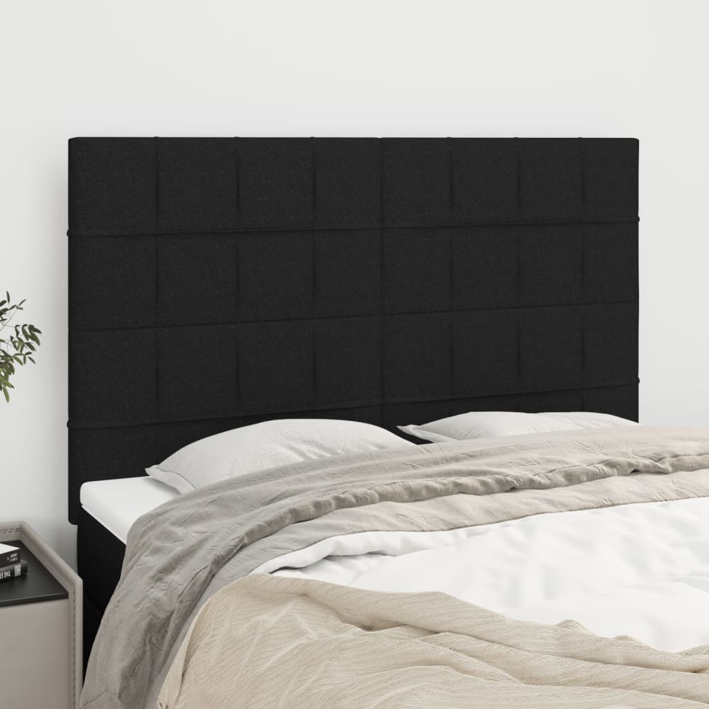 Kopfteil Hellgrau 80x5x118/128 cm Stoff