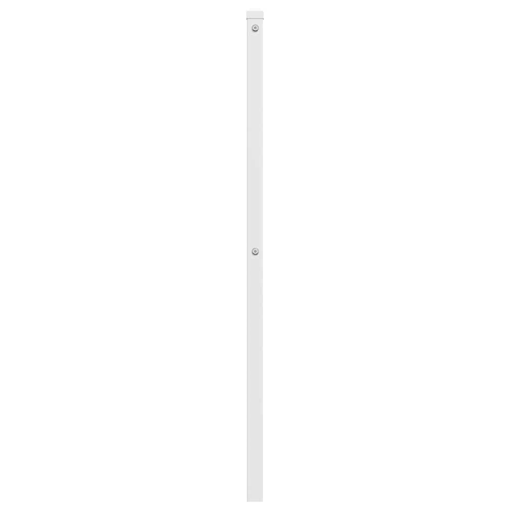 Ersatz-Kopfteil Metall Weiß 100 cm