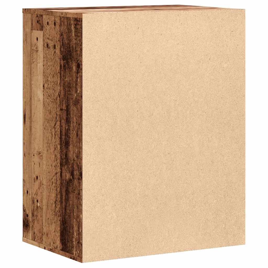 Schubladenschrank Schwarz Eichen-Optik 41 x 40 x 58 cm