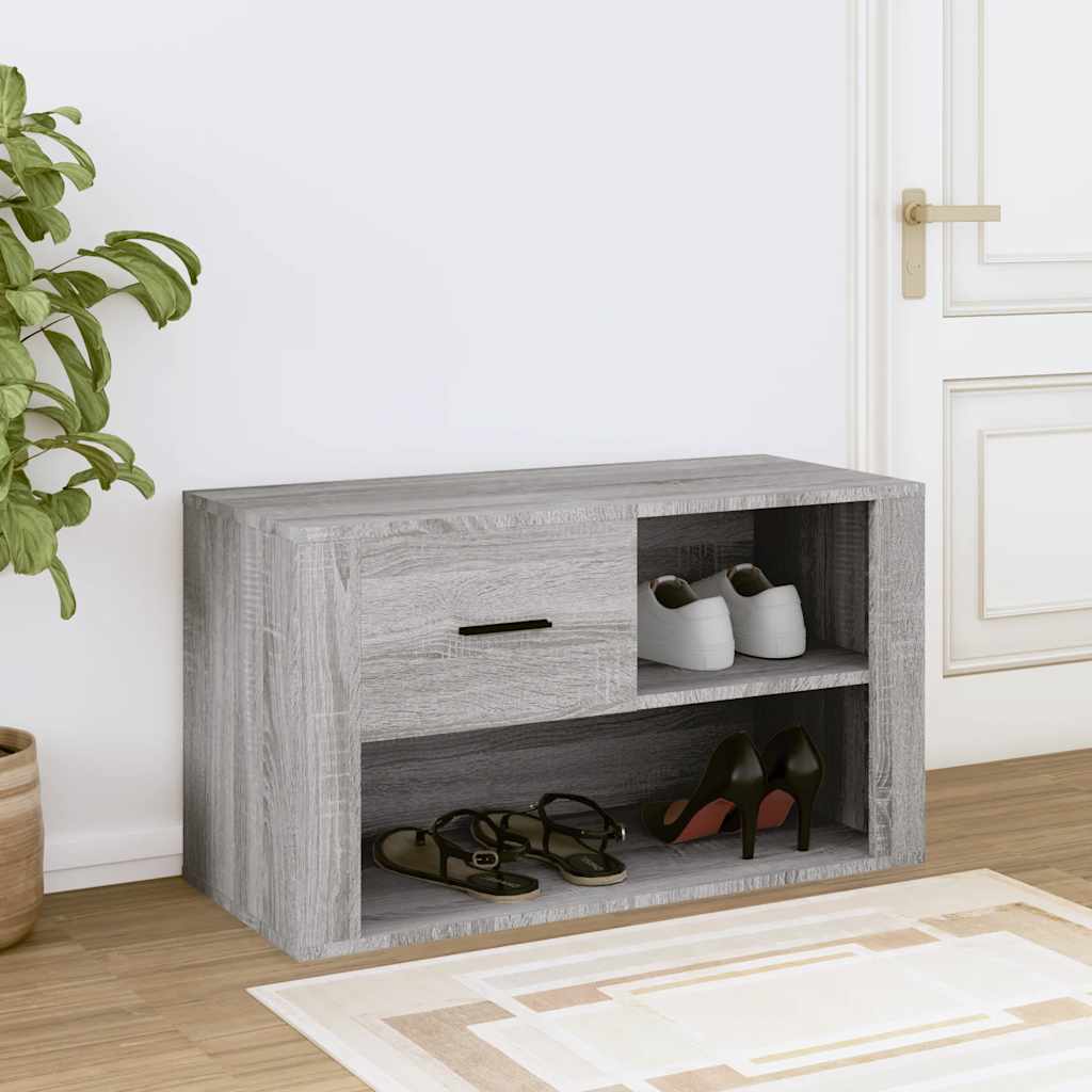Schuhschrank Weiß 80x35x45 cm Holzwerkstoff