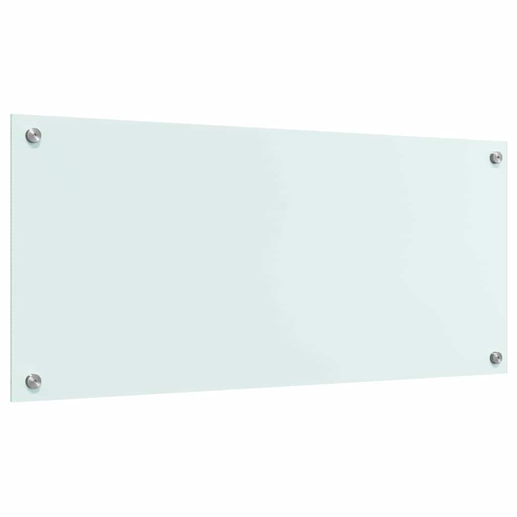 Küchenrückwand 2 pcs Weiß 70 x 40 cm Gehärtetes Glas