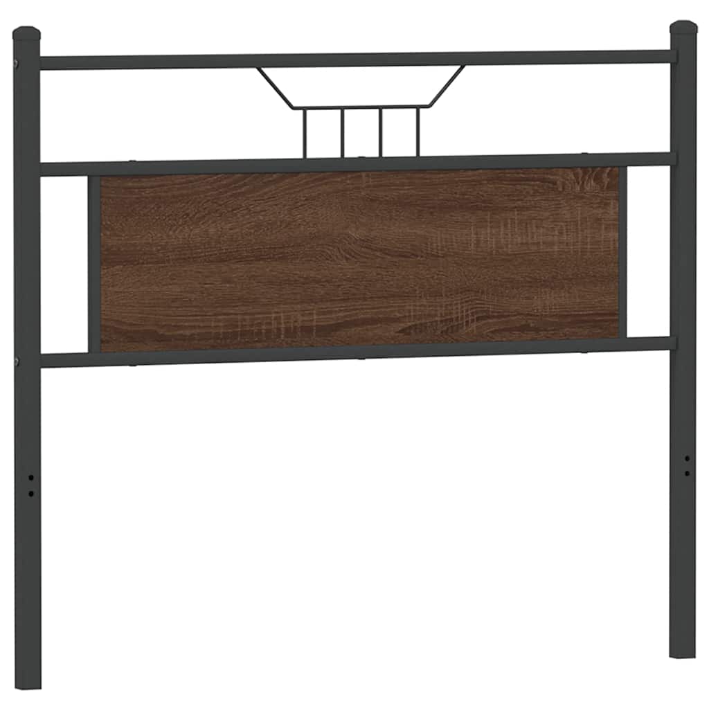 Ersatz-Kopfteil Räuchereiche 75 cm Holzwerkstoff und Stahl