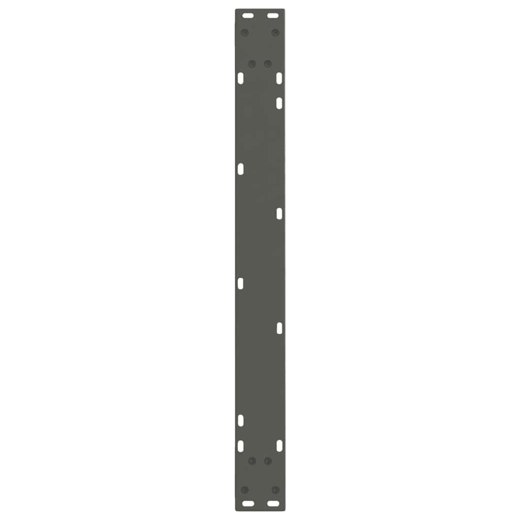 Couchtischbeine V-Form 2 Stück Schwarz 30x(30-31,3) cm Stahl