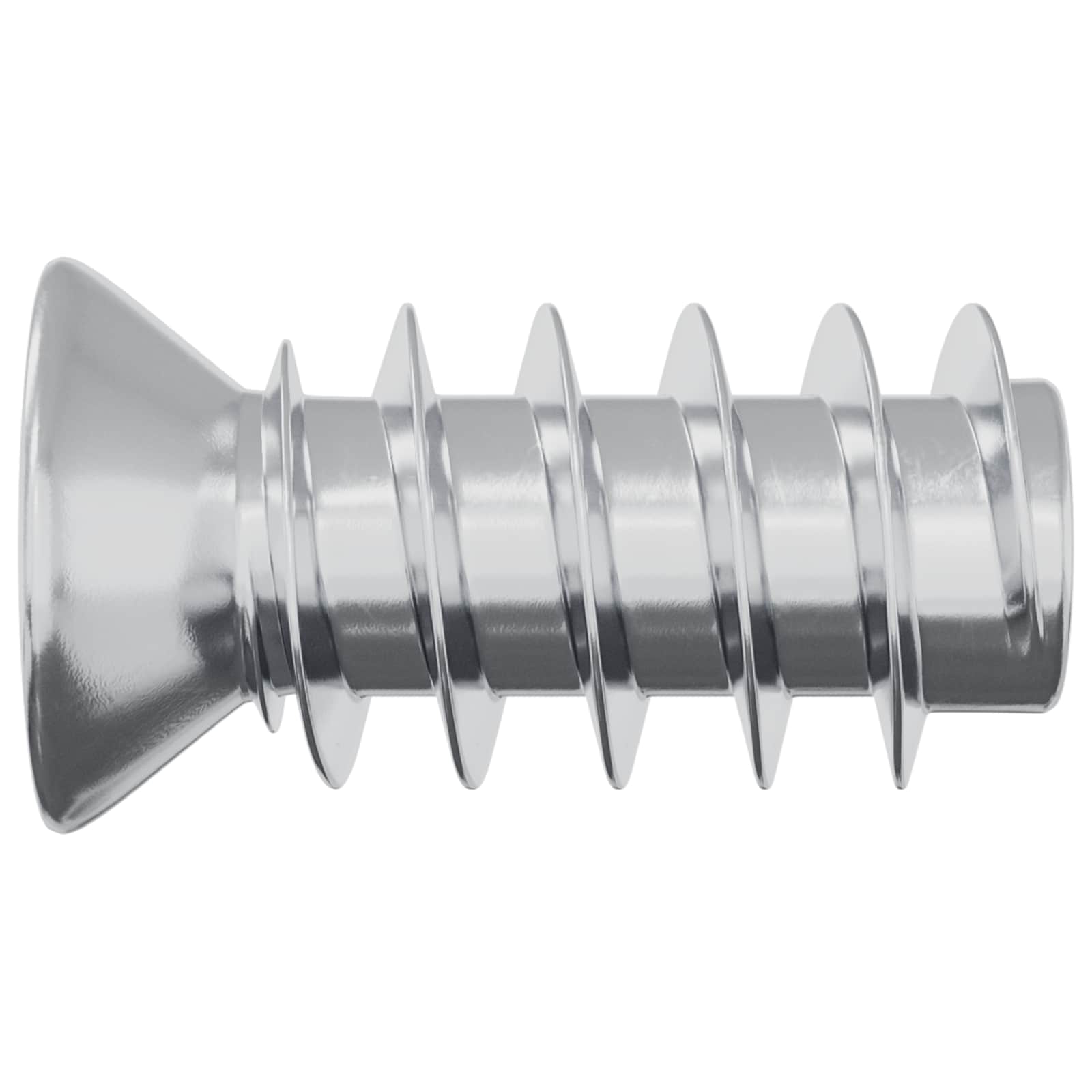 Schraube 2 pcs Silber M6 x 12 mm Eisen