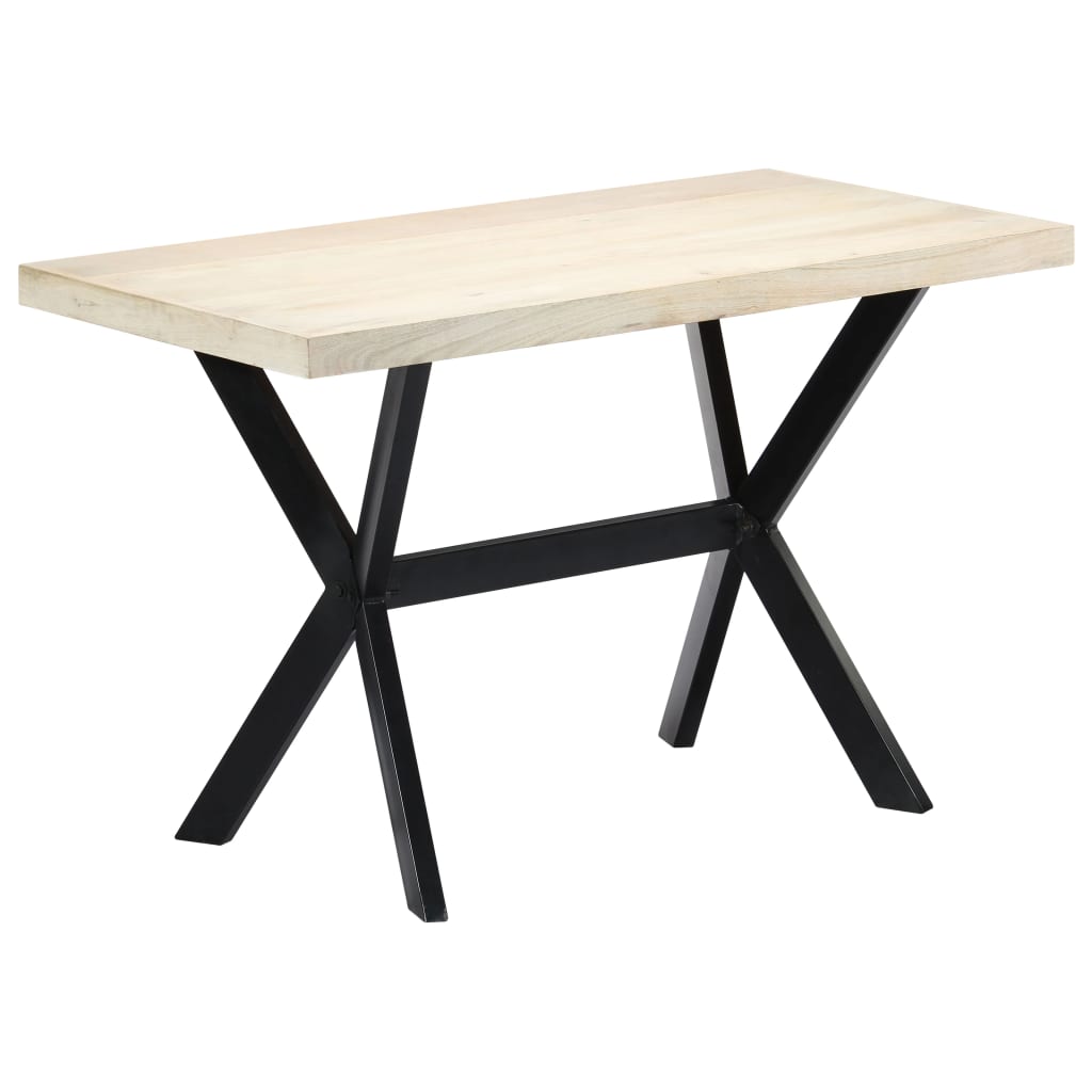Esstisch Massivholz Mango und Stahlgestell 180 cm