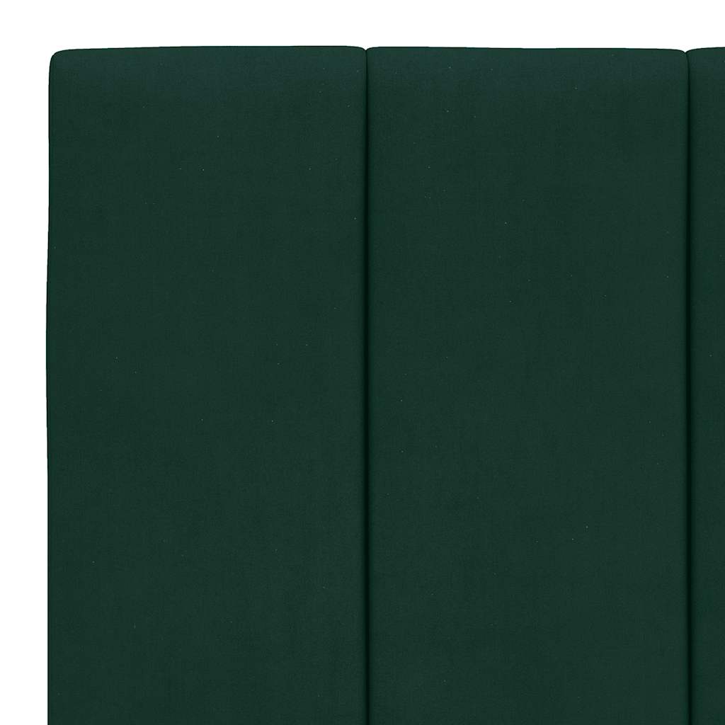 Bett mit Matratze "Hanko" Hellgrau 80x200 cm Samt