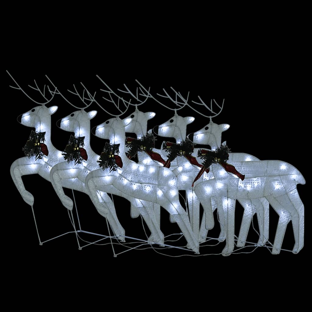LED-Rentiere 2 Stk. Gold 40 LEDs