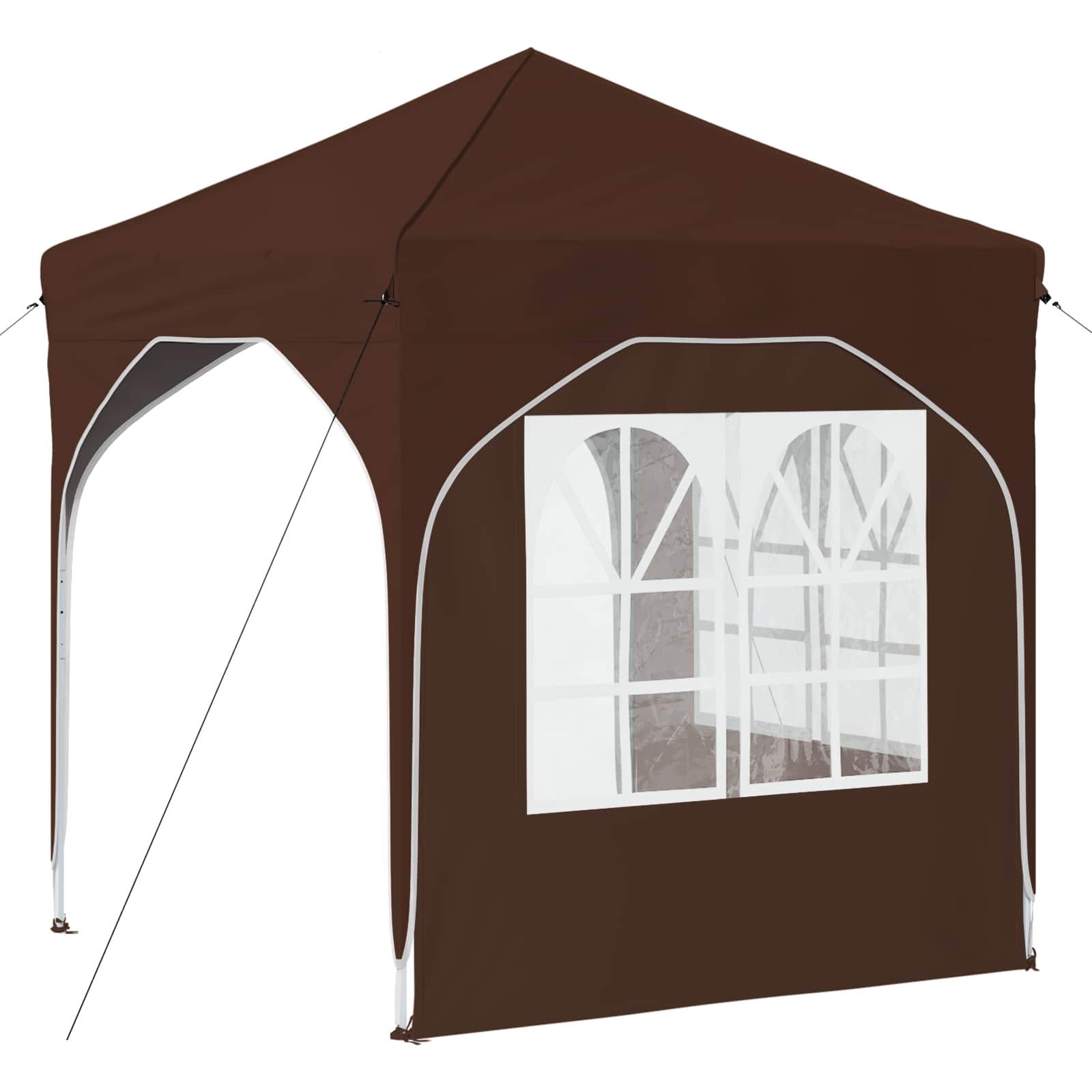 Pop-up Partyzelt 194 x 194 x 245 cm Creme
