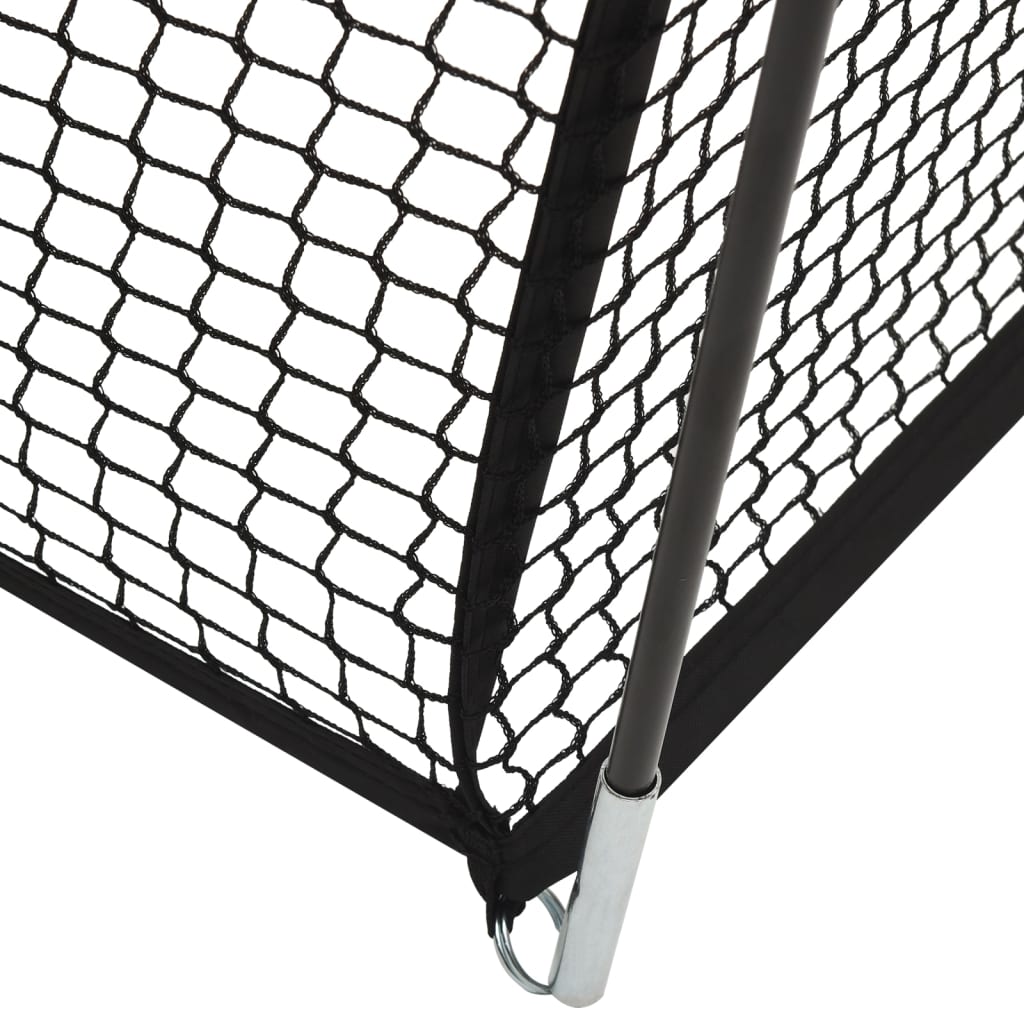 Baseball-Schlagkäfig Schwarz 600x400x250 cm Polyester