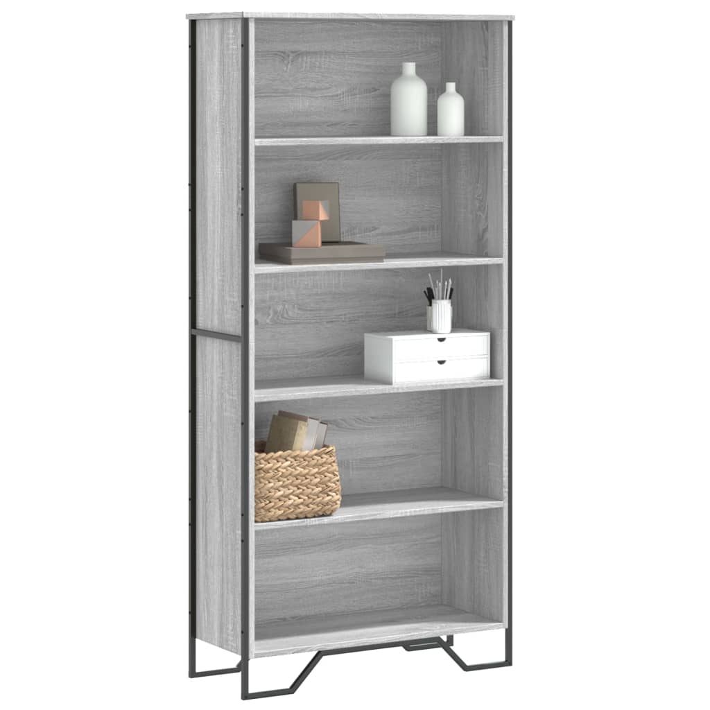Bücherregal Schwarz 80x31x169 cm Holzwerkstoff