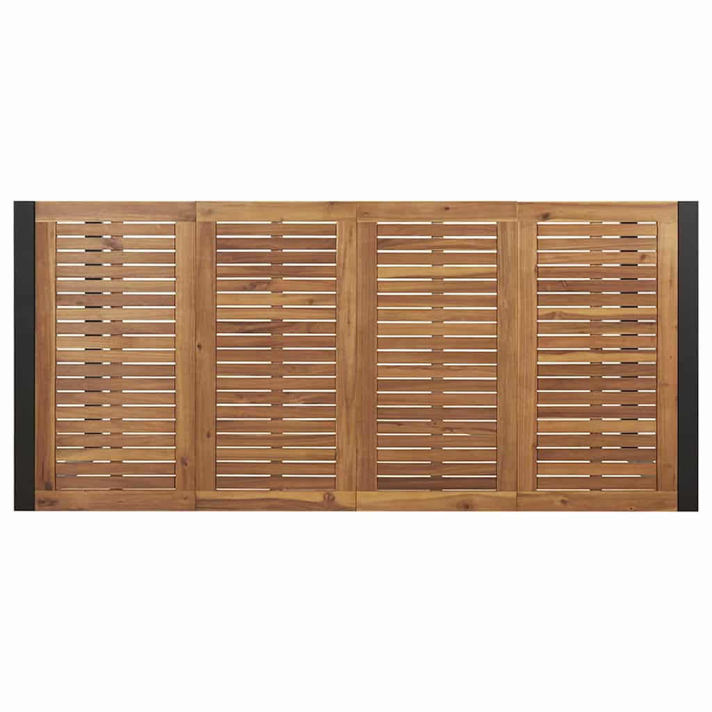 Garten Essgruppe 5 pcs Grau Massivholz Akazie
