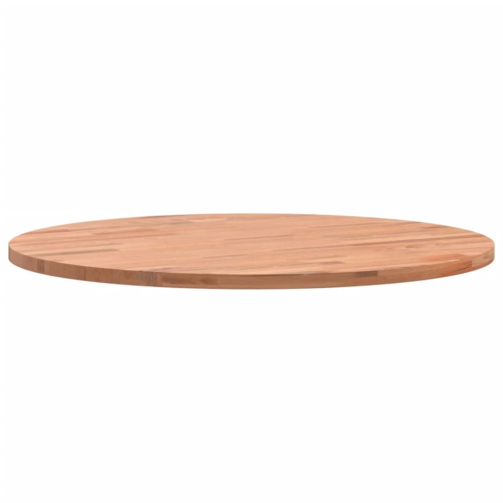 Tischplatte Ø30x1,5 cm Rund Massivholz Buche