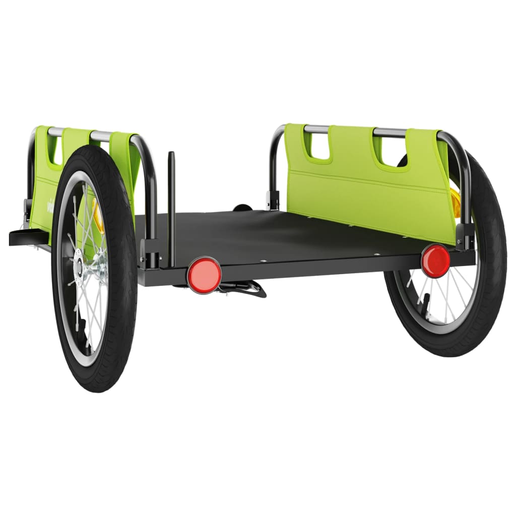 Fahrradanhänger Orange Oxford-Gewebe und Eisen