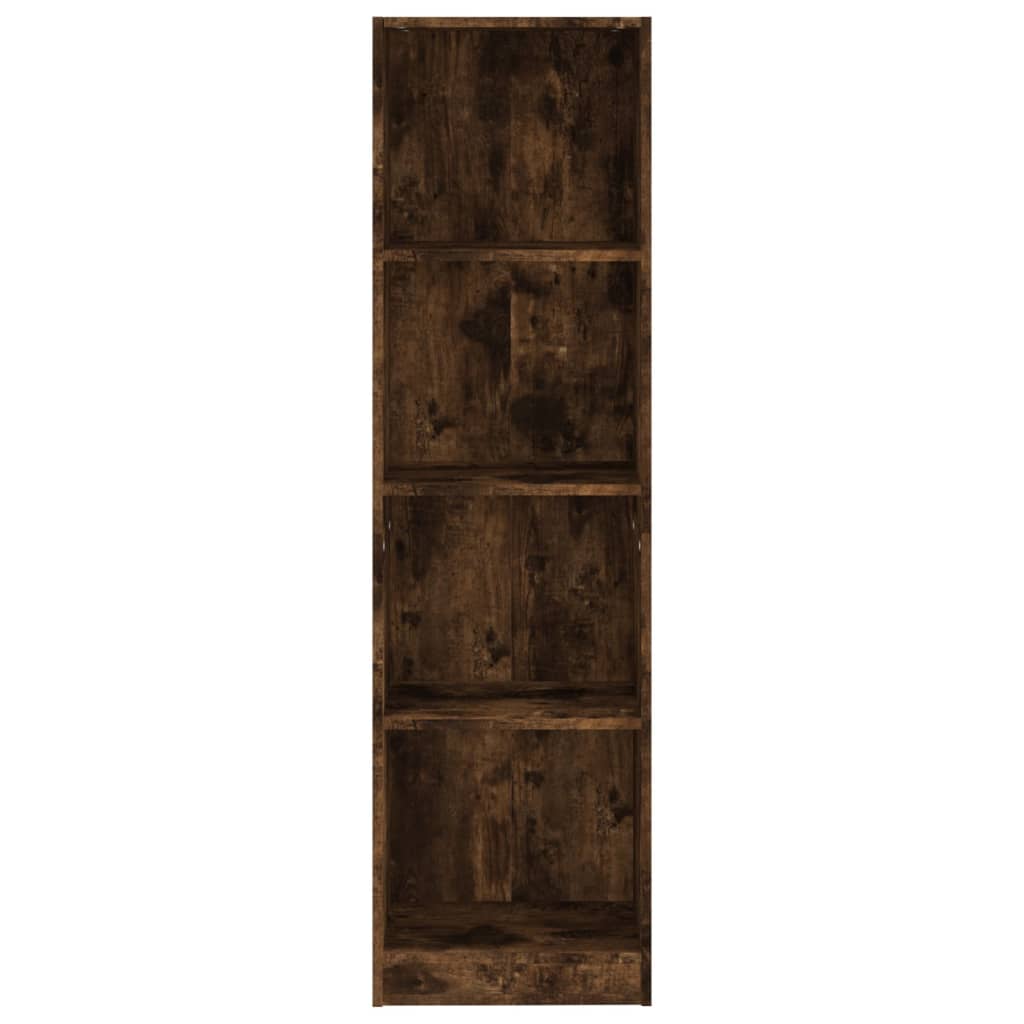 Bücherregal 3 Fächer Weiß 40x24x109 cm Holzwerkstoff
