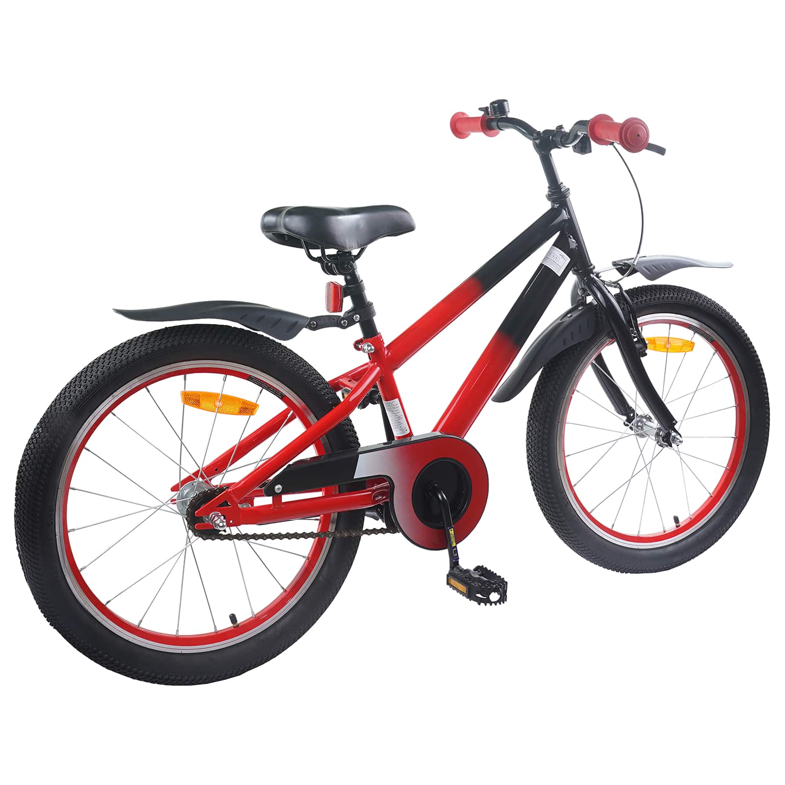 Kinderfahrrad 16 Zoll für 4-6 Jahre alt Grün Schwarz