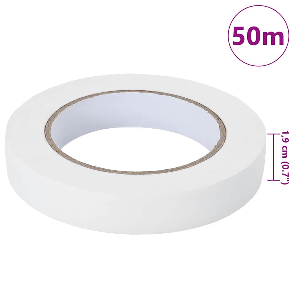 Malerklebebänder 6 pcs Weiß 19mm x 50m Papier