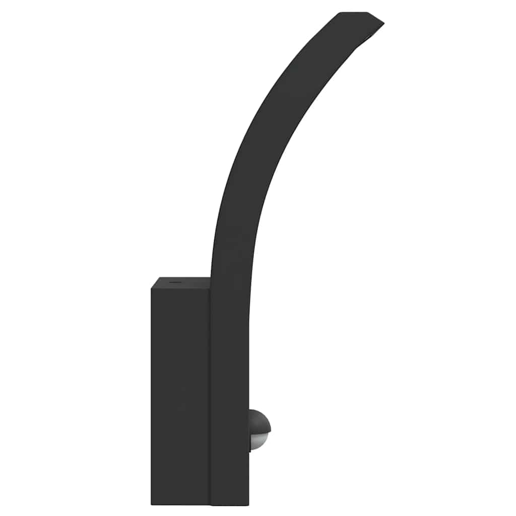 LED-Außenwandleuchten 2 Stk. Schwarz Aluminiumdruckguss
