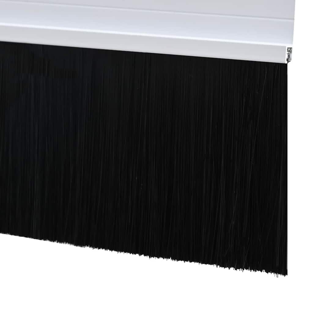 Selbstklebende Türbürstendichtungen 2 pcs Braun 100 cm