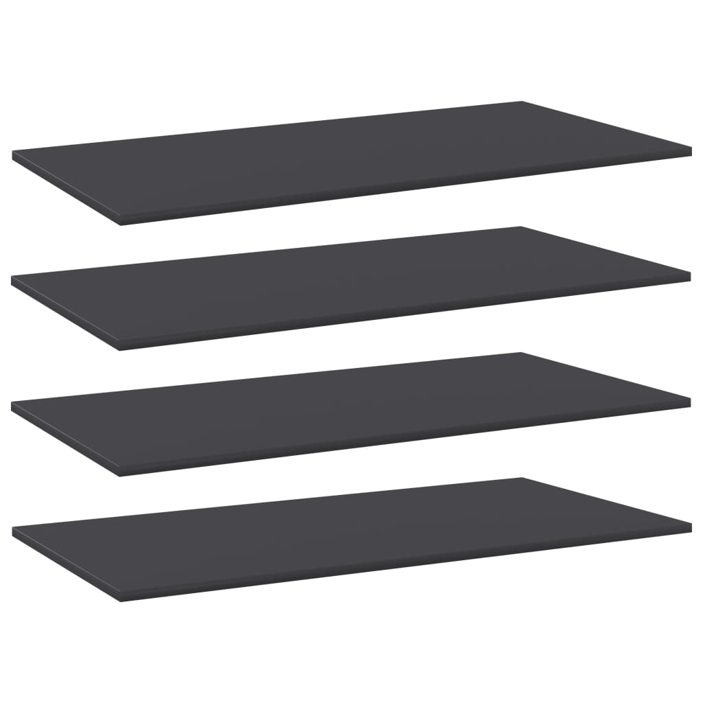 Bücherregal-Bretter 4 Stk. Weiß 40x10x1,5 cm Holzwerkstoff