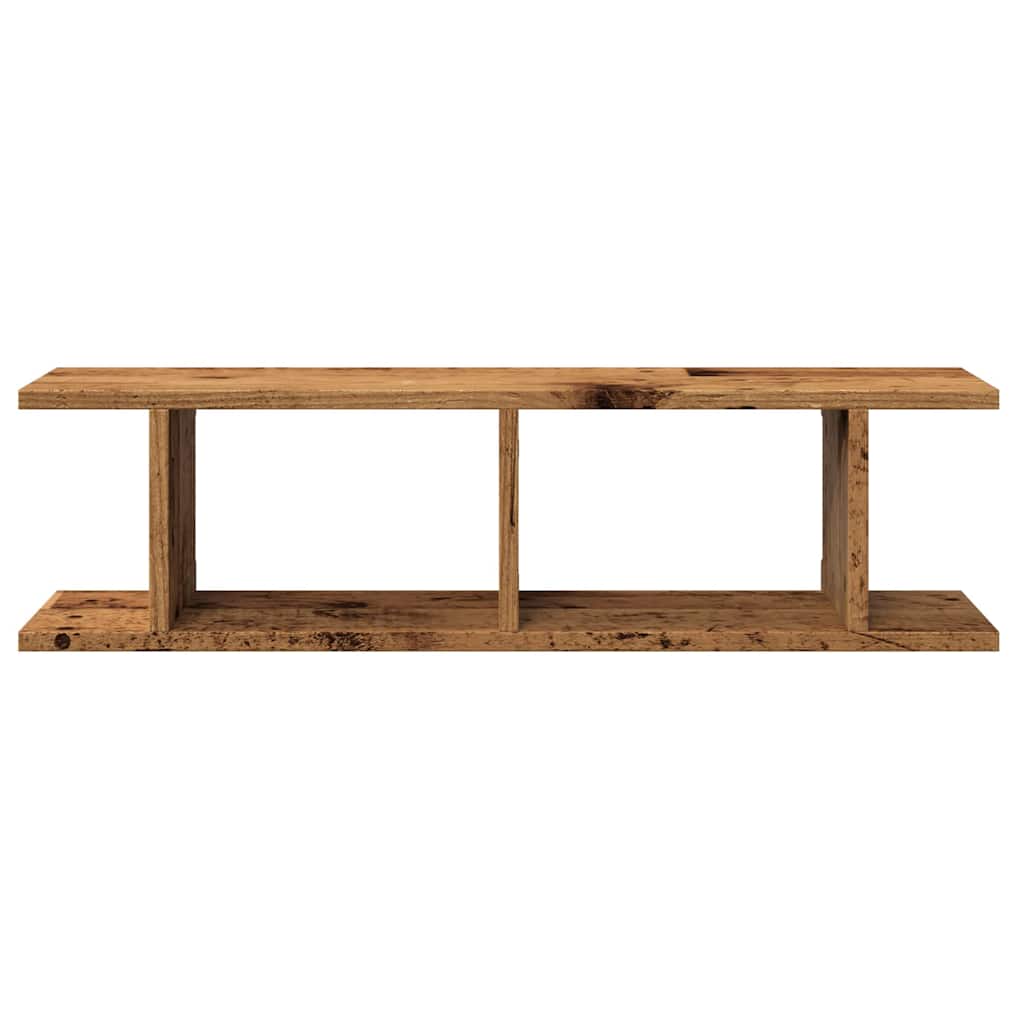 Wandregale 2 Stk. Weiß 75x18x20 cm Holzwerkstoff
