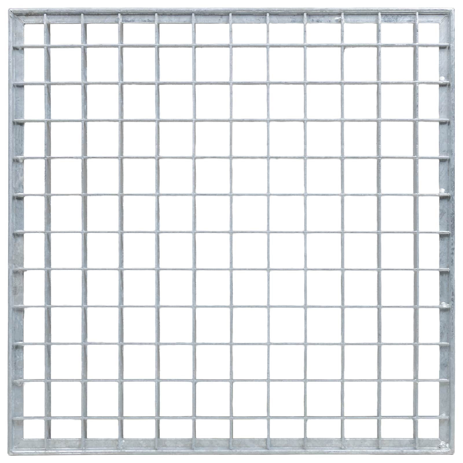 Gitter Silber 50 x 35 x 2 cm Feuerverzinkter Stahl
