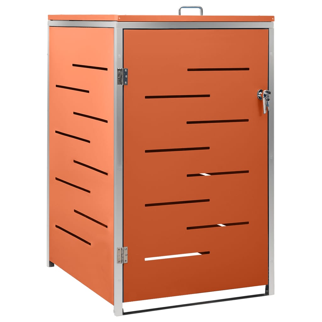 Mülltonnenbox für 3 Tonnen 207x77,5x112,5 cm Edelstahl