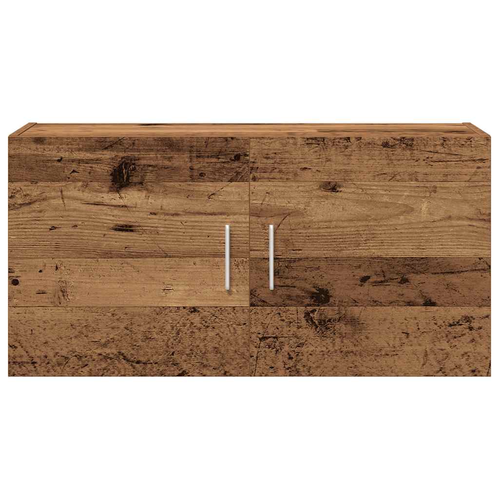 Wandschrank Weiß 80 x 39 x 40 cm Holzwerkstoff
