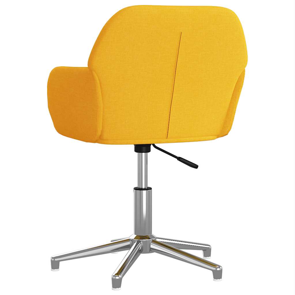Bürostuhl Drehbar Creme Stoff