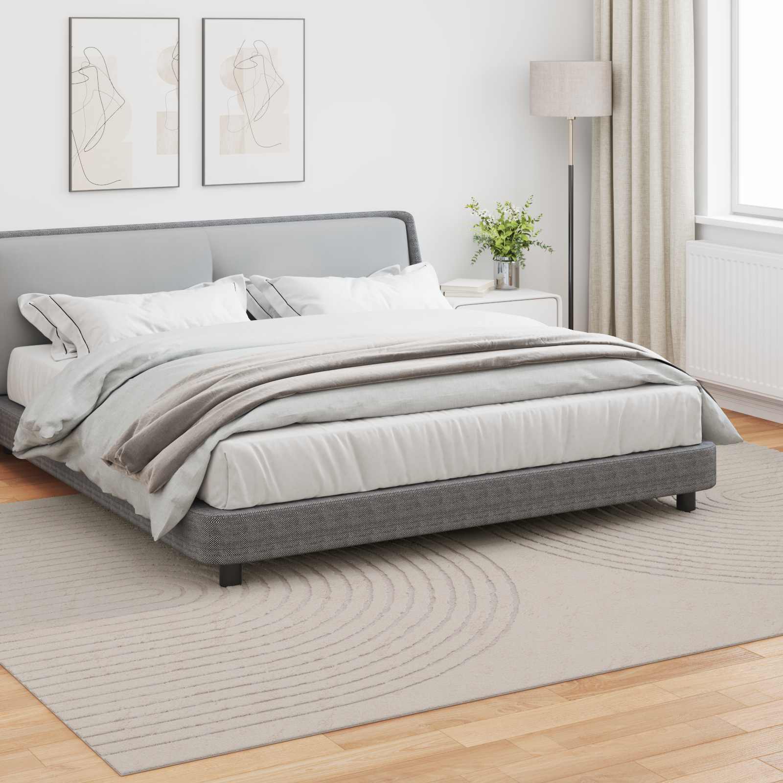 Bereichsteppiche Rechtwinklig GALATI Creme 150 x 80 cm