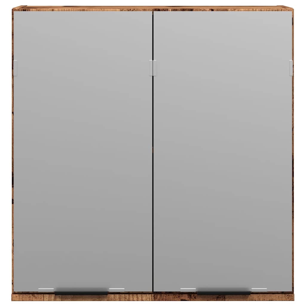 Bad-Spiegelschrank Weiß 64x20x67 cm