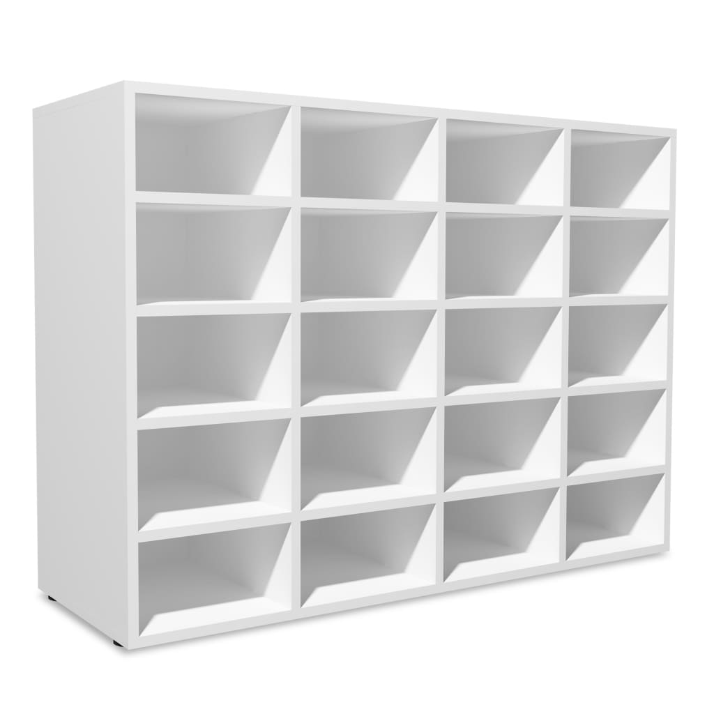 Schuhregal Holzwerkstoff 92x30x67,5 cm Eichen-Optik