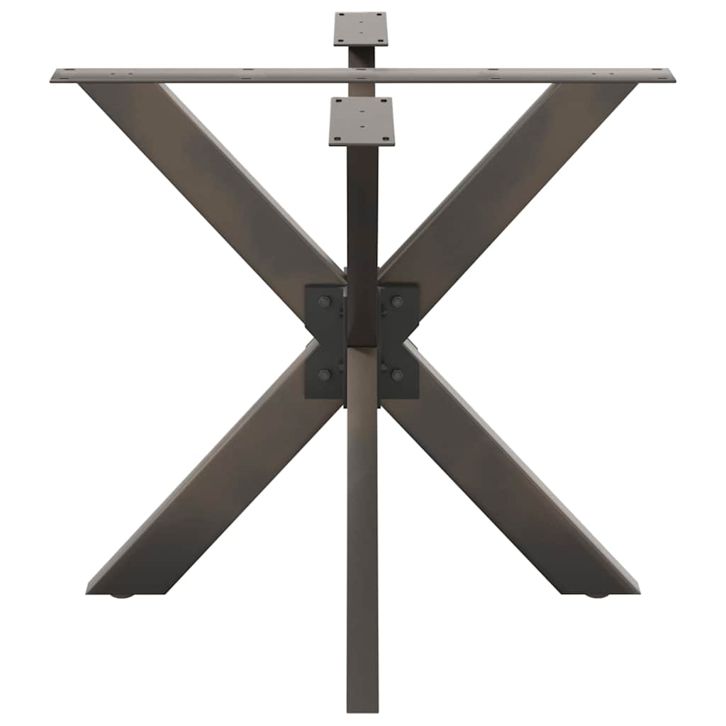 Couchtischbein in Spinnenform Naturstahl 98x58x(42-43) cm Stahl