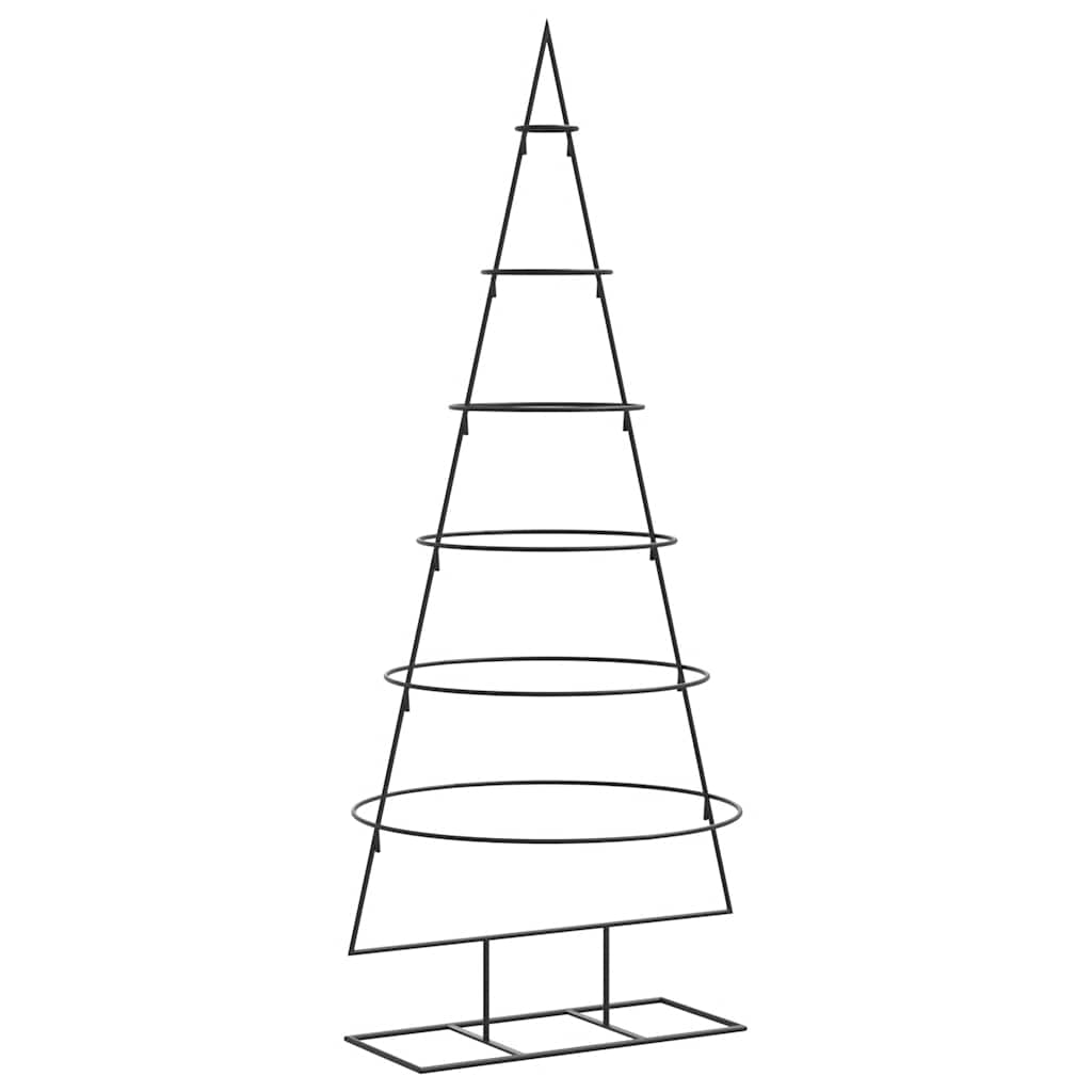 Metall-Weihnachtsbaum Deko Schwarz 60 cm