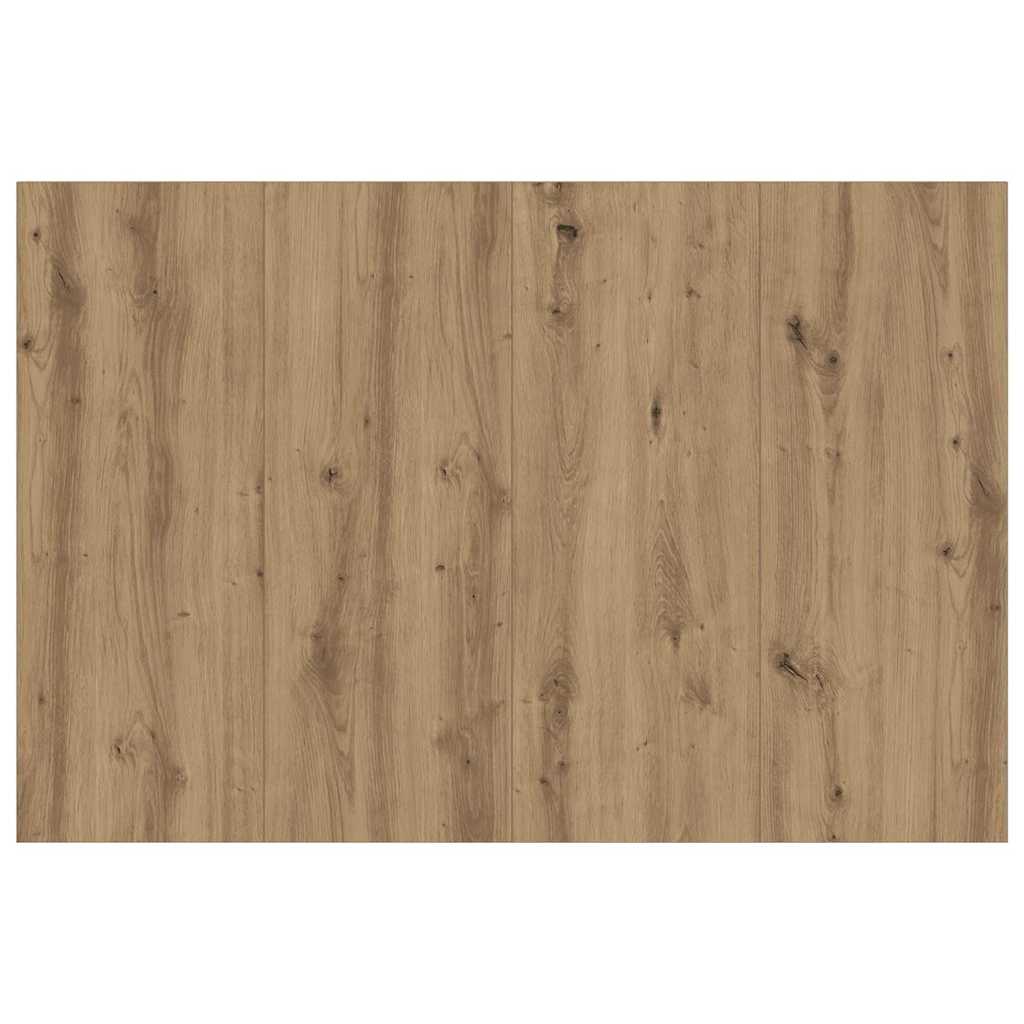 Kopfteil mit Nachttischen Weiß Holzwerkstoff