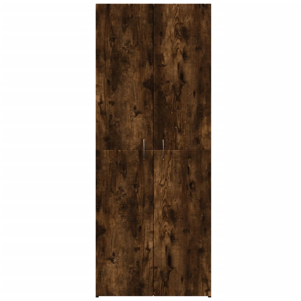 Aktenschrank Weiß 60x32x153 cm Holzwerkstoff