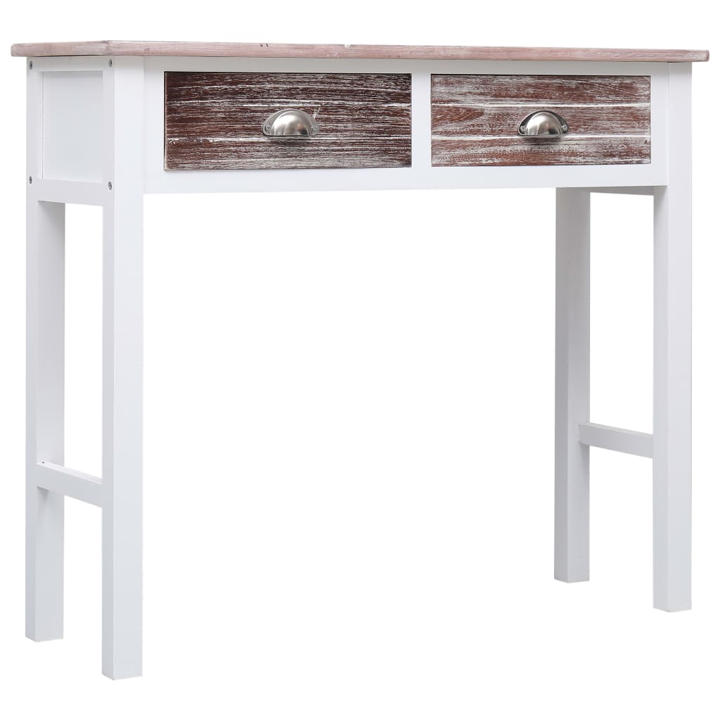 Konsolentisch Grau 90×30×77 cm Holz