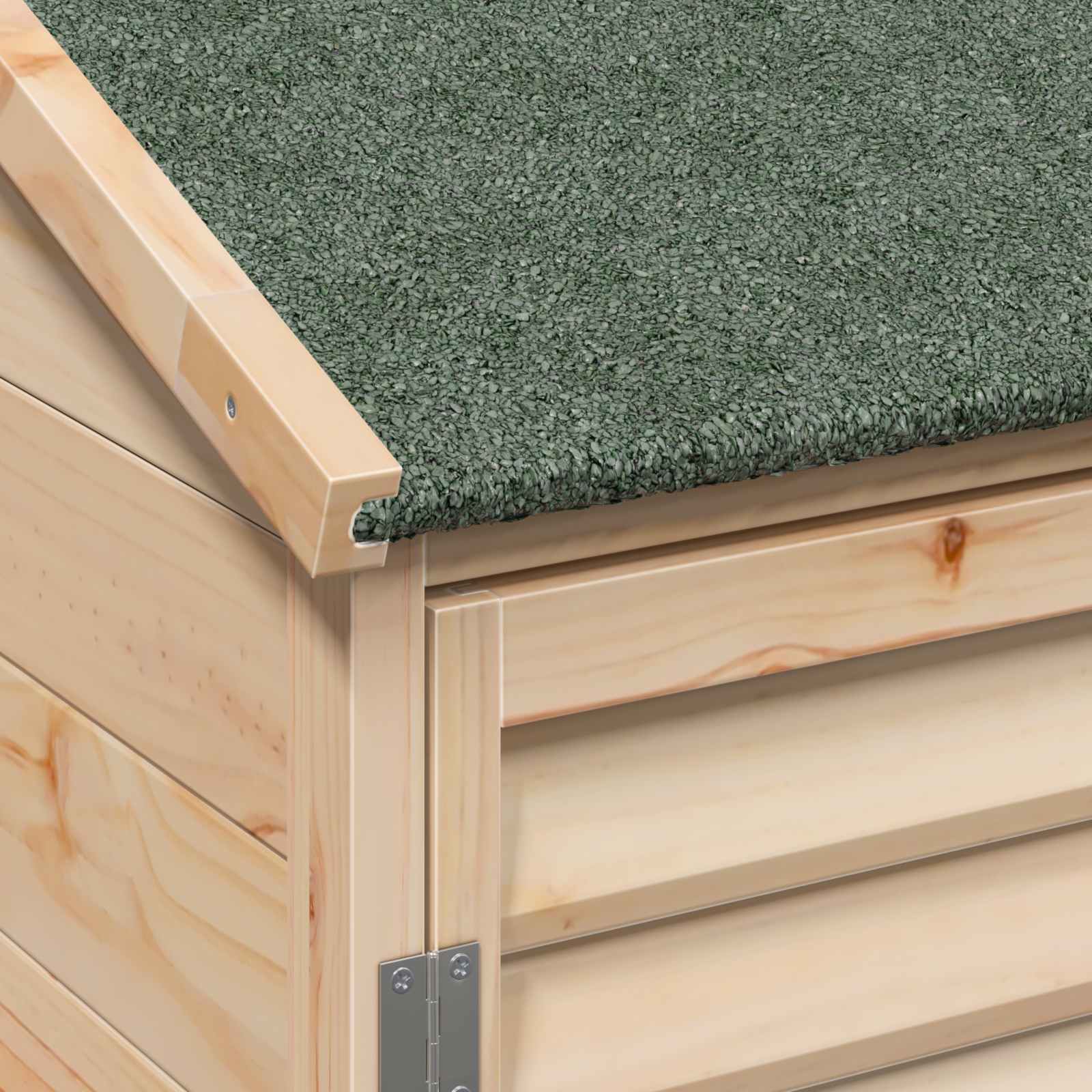 Gartenschuppen Natur 59 x 56 x 113,5 cm Massivholz aus Fichte