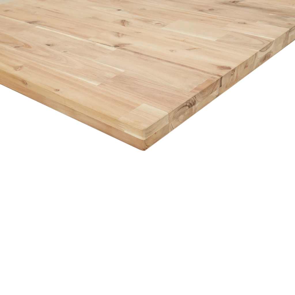 Tischplatte Rechteckig 60x50x2 cm Massivholz Akazie