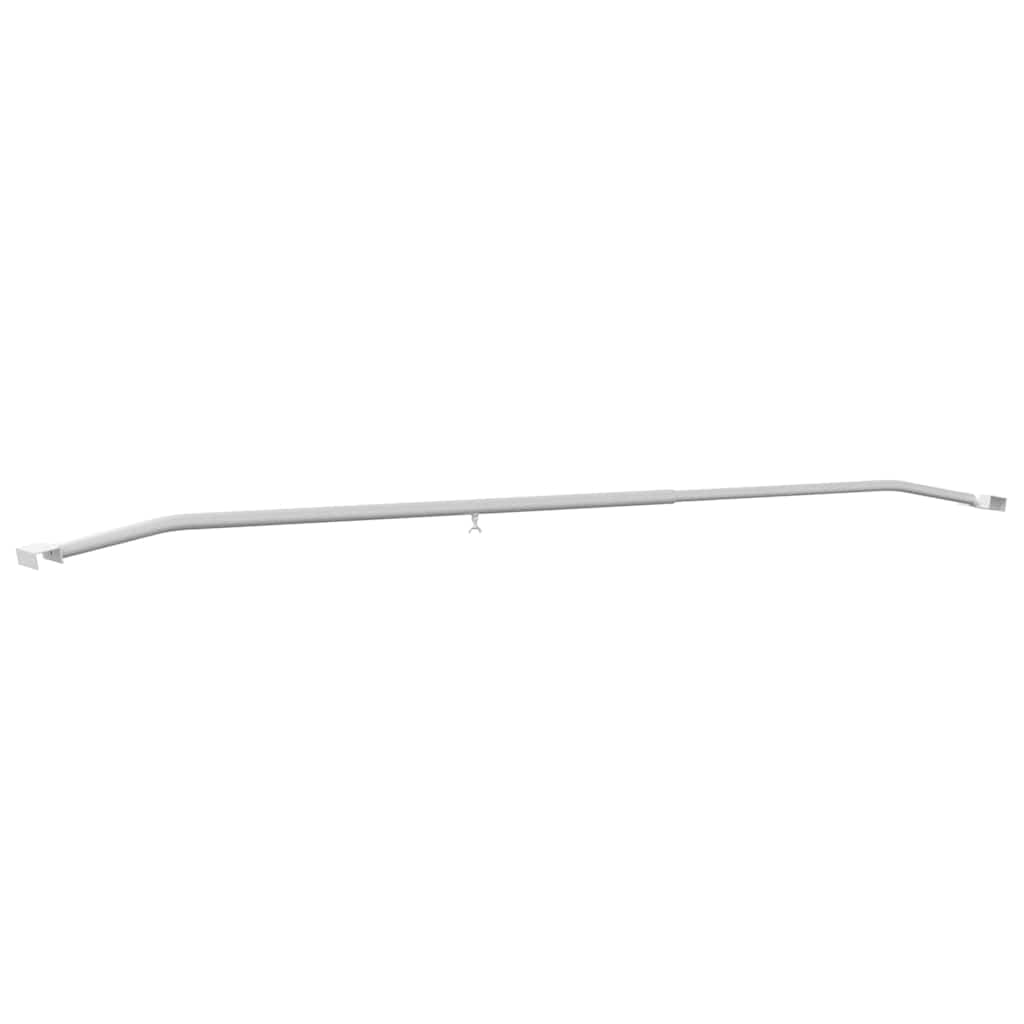 Planehalterung für Anhänger 2 Stk. Silber 102-155 cm Aluminium