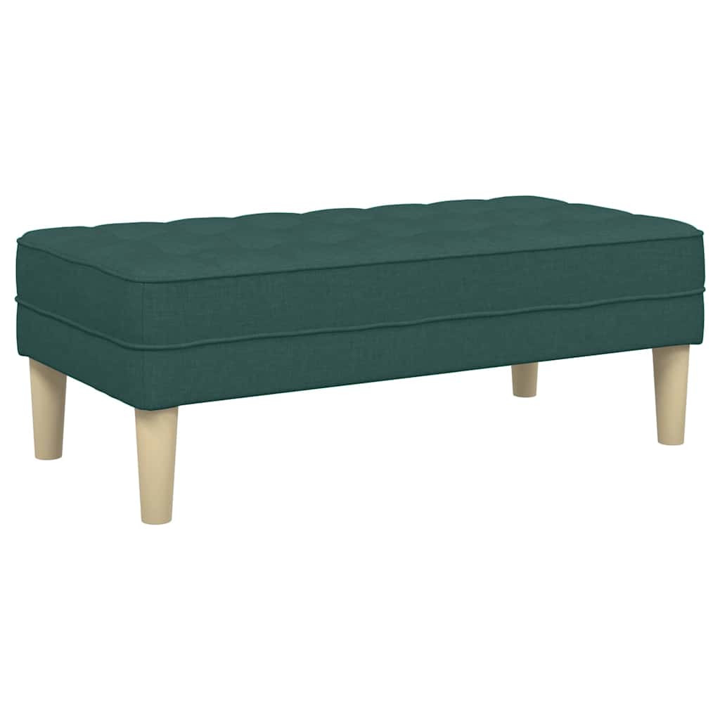 Bank mit Kissen Hellgrau 113 x 57 x 39 cm Stoff