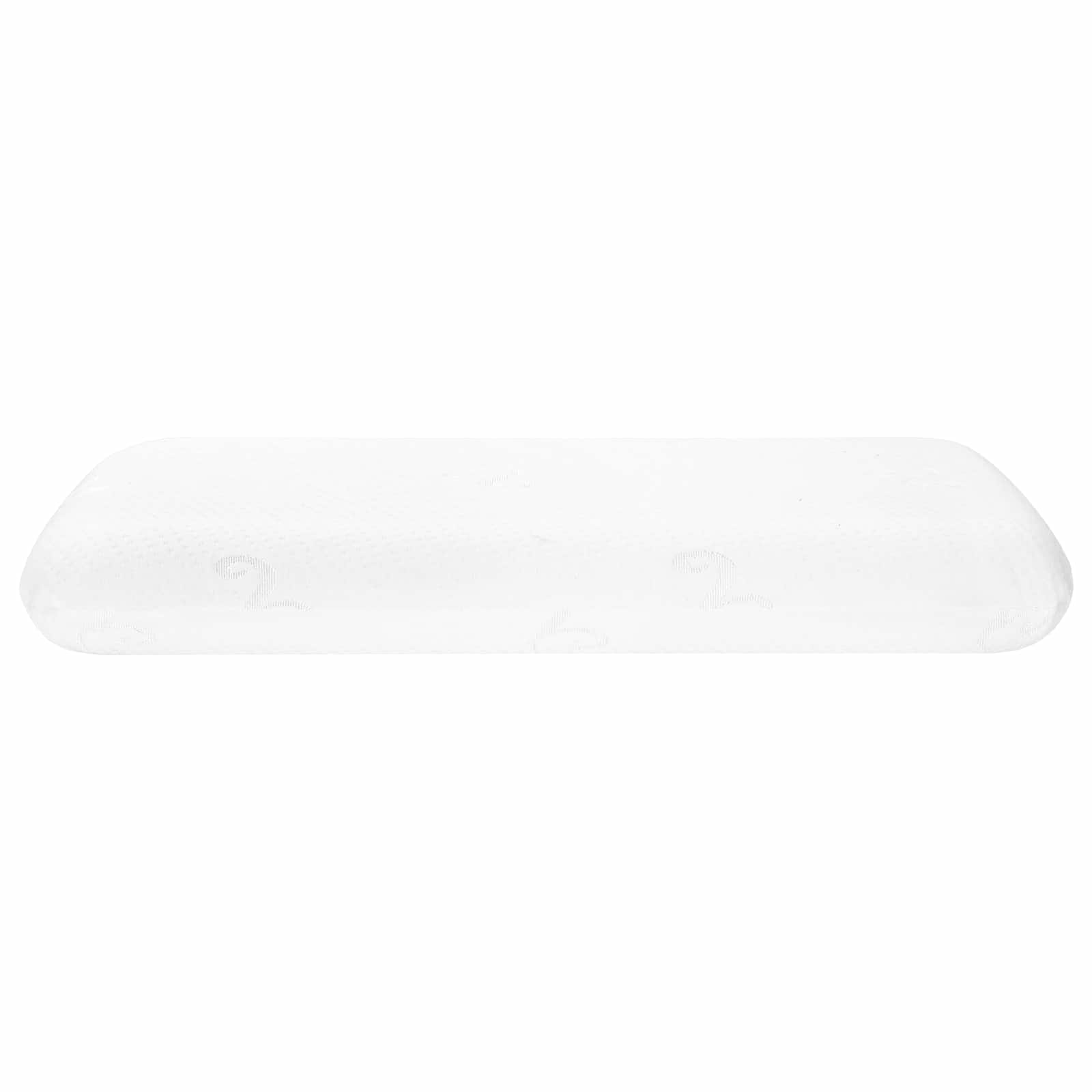 Schlafkissen Uni Weiß 70 x 36 x 6,5 cm Viscoschaum