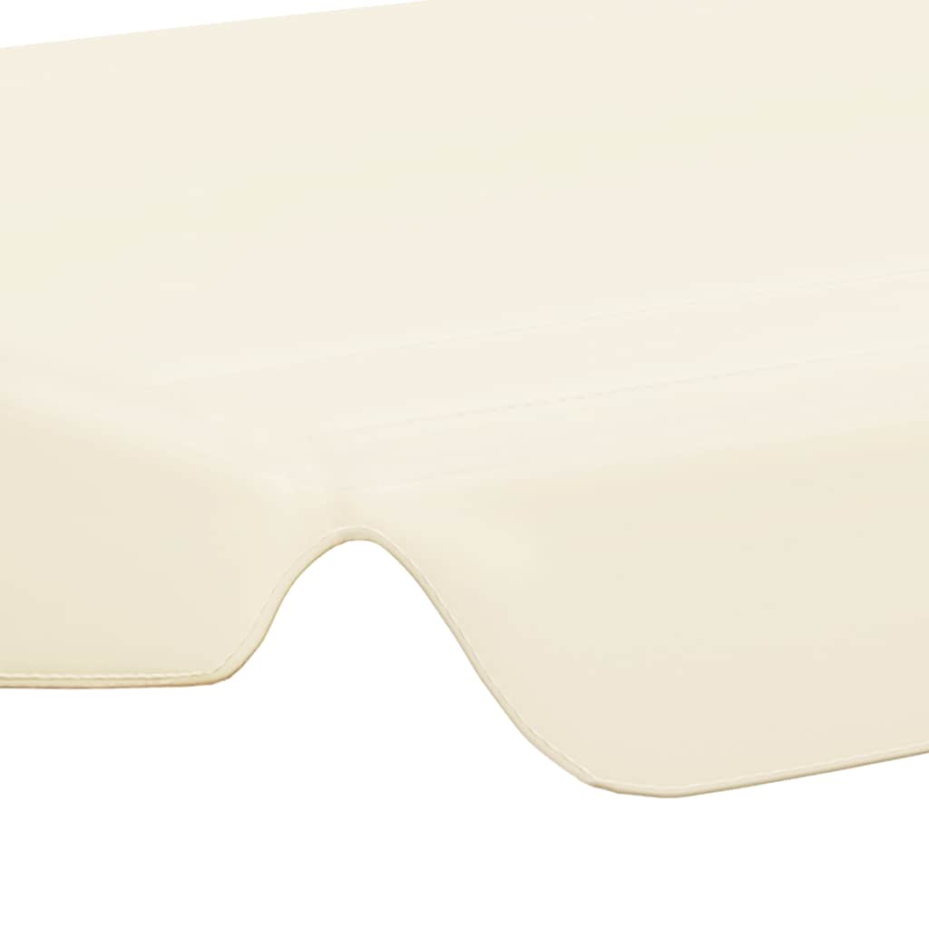 Ersatzdach für Hollywoodschaukel Beige 188/168x145/110 cm