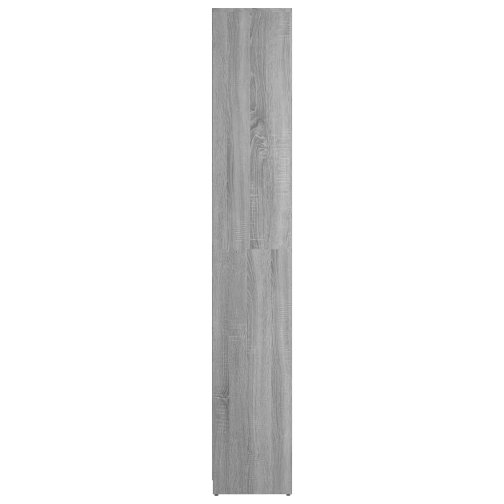 Badezimmerschrank Weiß 30x30x183,5 cm Holzwerkstoff