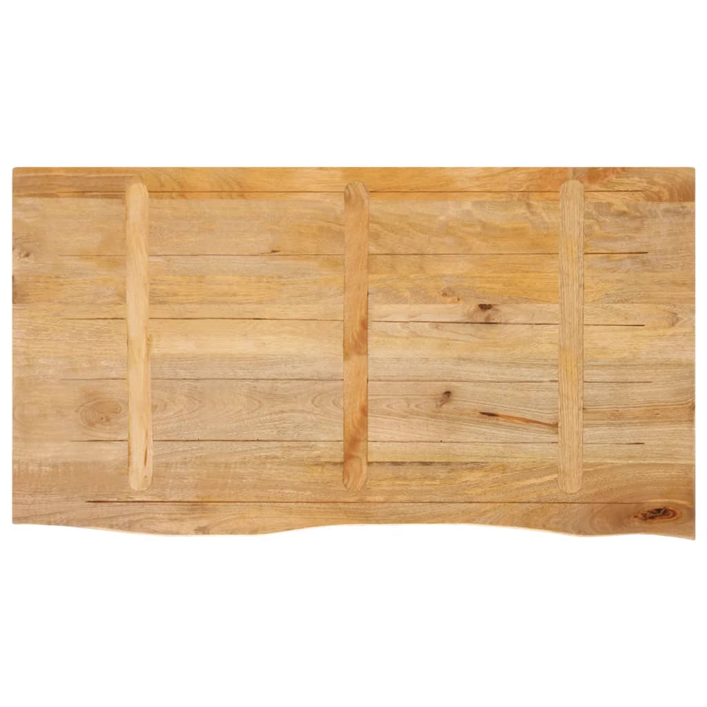 Wandregal 40x20x2,5 cm Rechteckig Massivholz Akazie Baumkante